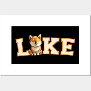 Cute Shiba Inu | Adorable Dog Lover Shirt Posters and Art